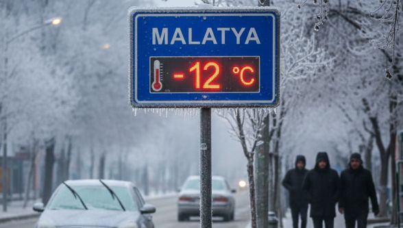  Malatya'da sıcaklık eksi 12 dereceye düşecek