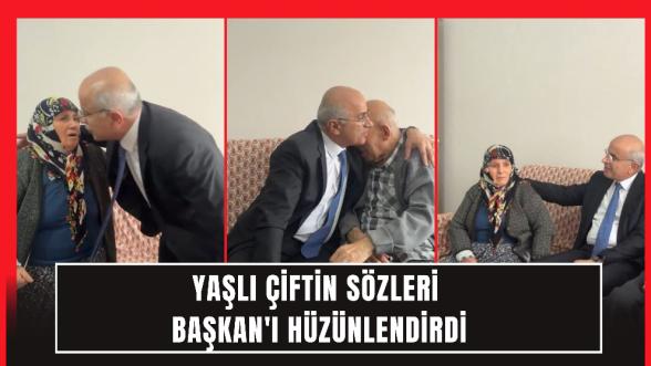 Yaşlı Çiftin Sözleri Başkan'ı Hüzünlendirdi