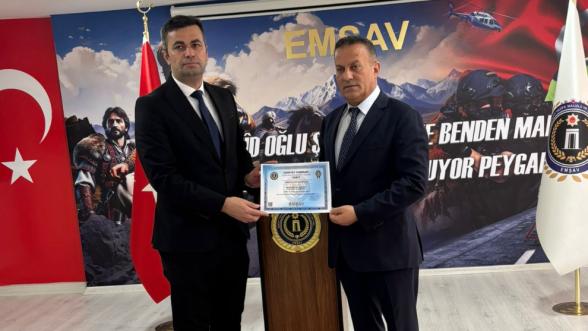 EMŞAV Malatya İl Başkanlığı'nda Terör Gazisi Zeynal Selağzı Getirildi