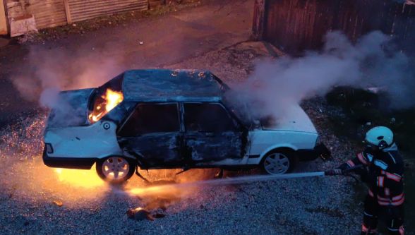 Malatyada Bir Babanın En Zor Günü: Öz Evladı Aracını Yaktı