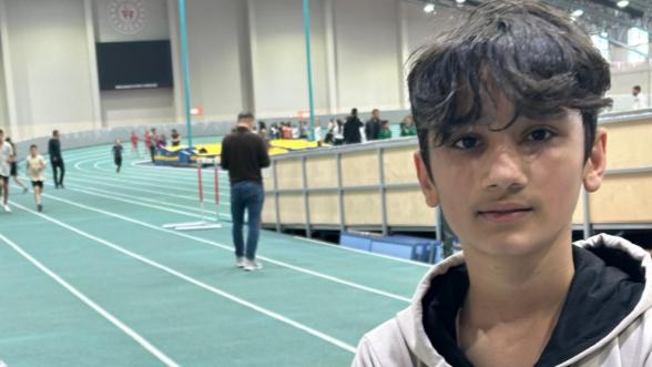 Malatyalı Genç Atlet Adem Berat Çakır Bursa'da Sezon Rekoru Kırdı