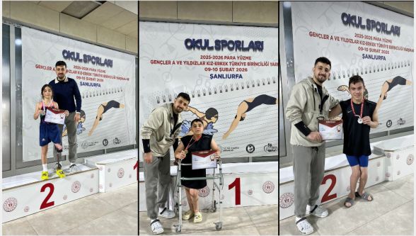 Malatyalı Para Yüzücüler Türkiye Şampiyonasında Derece Elde Etti