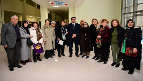 Üniversitenin  En "Tecrübeli" Sınıfı: Başkan Taşkın Ziyaret Etti