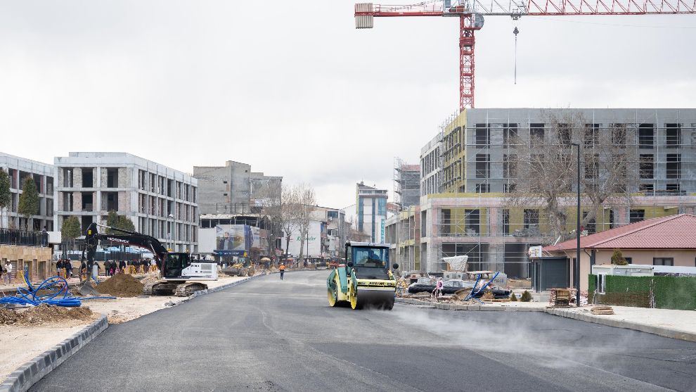 Malatya Şehir Merkezinde 3 Yıl Sonra Sıcak Asfalt