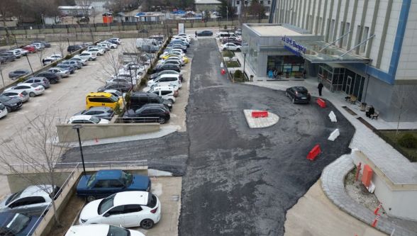 Battalgazi Devlet Hastanesi Otoparkı Yeni Yüzüne Kavuştu