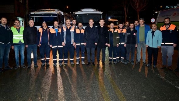 Temizlik var, denetim var, sahada başkan da var