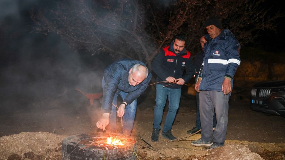 Malatya'da Zirai Don Mesaisi: Tarım Ekipleri Gece Boyunca Sahada