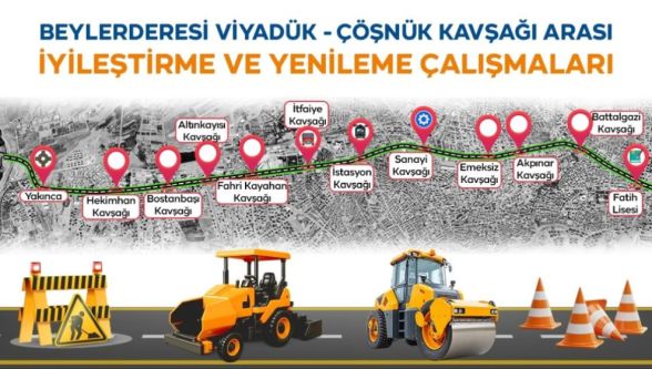Beylerderesi-Çöşnük hattında yenileme takvimi açıklandı