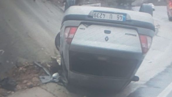 Erkenek Tünelleri mevkiinde otomobil kazası: 5 yaralı