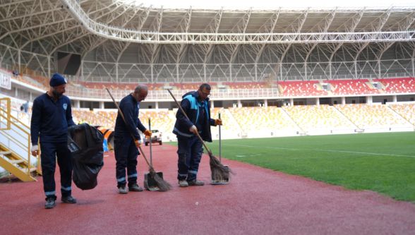 Malatya Stadyumu play-off maçına hazır hale getirildi
