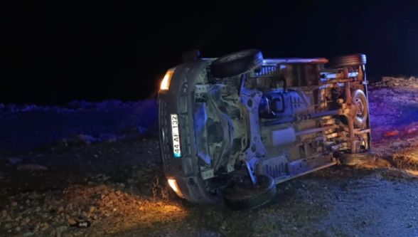 Malatyada Korkutan Kazada Can Kaybı Yaşanmadı