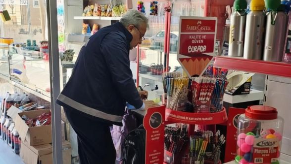 “Son kullanma tarihi geçmiş ürünler tespit edilerek imha edildi”