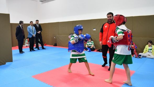 “Sporu ilçemizin her bir noktasına taşımaya devam ediyoruz”