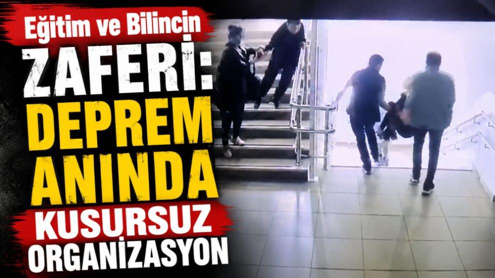 Eğitim ve Bilincin Zaferi: Deprem Anında Kusursuz Organizasyon