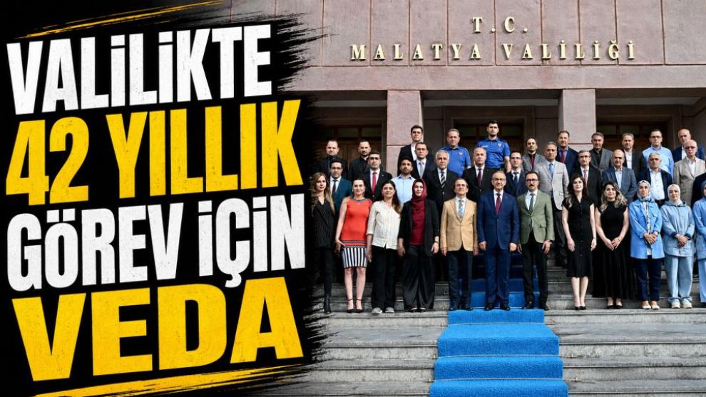 Valilikte 42 Yıllık Görev İçin Veda