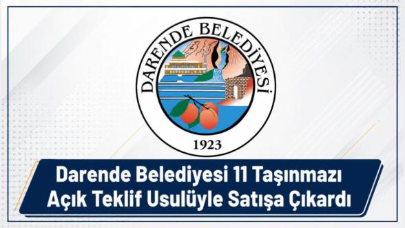 Darende Belediyesi 11 Taşınmazı Açık Teklif Usulüyle Satışa Çıkardı