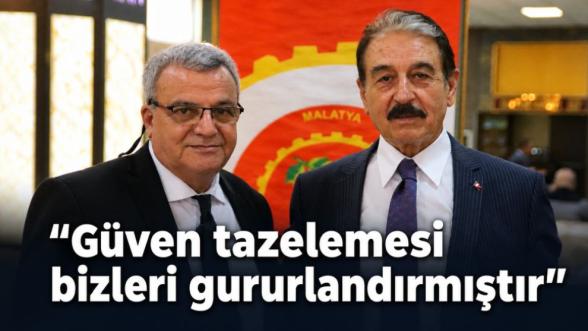 "Güven tazelemesi bizleri gururlandırmıştır"