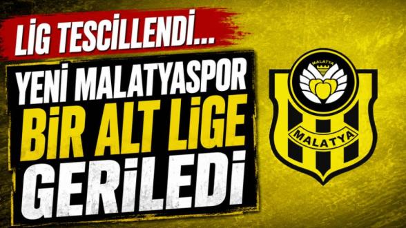 Lig Tescillendi... Yeni Malatyaspor Bir Alt Lige Geriledi