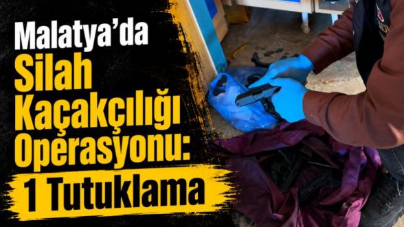 Malatyada Silah Kaçakçılığı Operasyonu: 1 Tutuklama