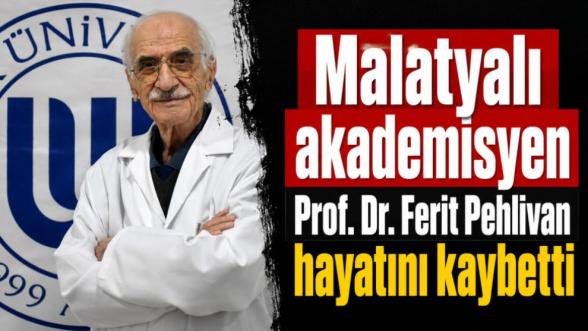 Malatyalı akademisyen Prof. Dr. Ferit Pehlivan hayatını kaybetti