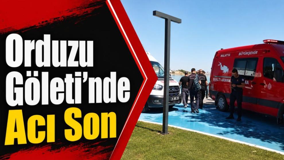 Orduzu Göleti'nde Acı Son