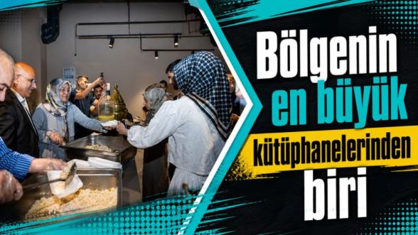 "Bölgenin en büyük kütüphanelerinden biri"