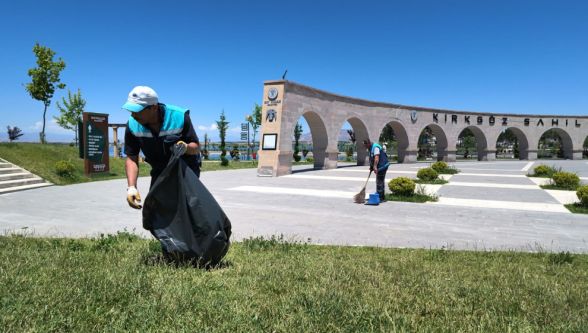  Kırkgöz Sahil Parkı'nda Atık Avı Başladı