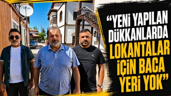 Yeni Yapılan Dükkanlarda Lokantalar İçin Baca Yeri Yok
