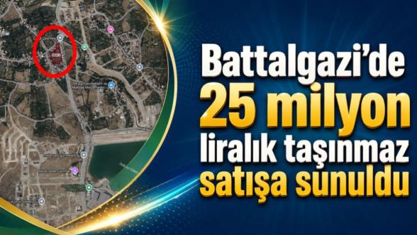 Battalgazi'de 25 milyon liralık taşınmaz satışa sunuldu