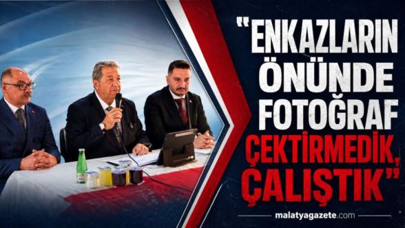 "Enkazların önünde fotoğraf çektirmedik, çalıştık"