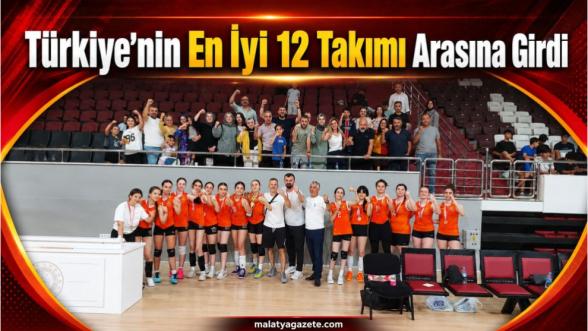 Türkiye'nin En İyi 12 Takımı Arasına Girdi 