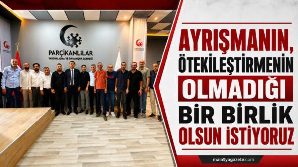 "Ayrışmanın, Ötekileştirmenin Olmadığı Bir Birlik Olsun İstiyoruz"