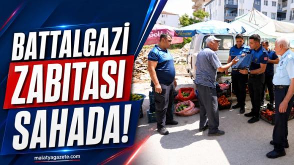 Battalgazi Zabıtası Sahada!