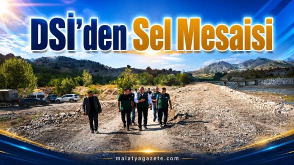 DSİ'den Sel Mesaisi 