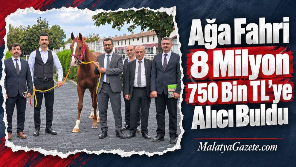 Ağa Fahri 8 Milyon 750 Bin TL'ye Alıcı Buldu