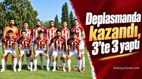 Deplasmanda kazandı, 3'te 3 yaptı