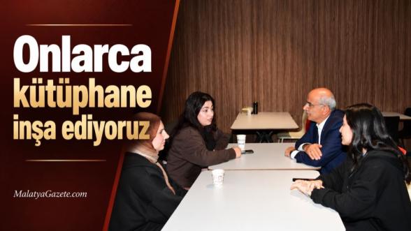 “Onlarca kütüphane inşa ediyoruz”