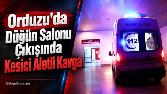 Orduzu'da Düğün Salonu Çıkışında Kesici Aletli Kavga