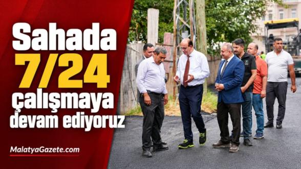 "Sahada 7/24 çalışmaya devam ediyoruz"
