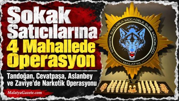 Sokak Satıcılarına 4 Mahallede Operasyon