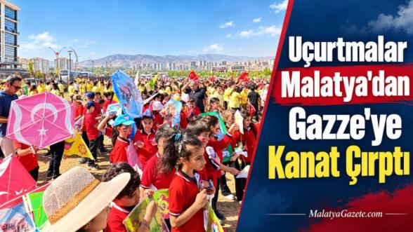 Uçurtmalar Malatya'dan Gazze'ye Kanat Çırptı