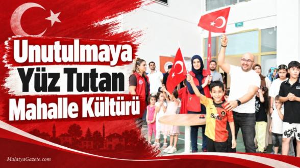 Unutulmaya Yüz Tutan Mahalle Kültürü