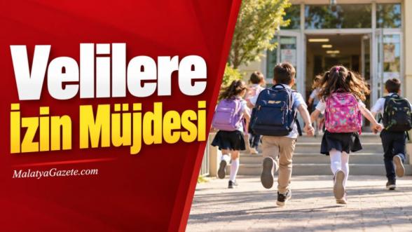 Velilere İzin Müjdesi