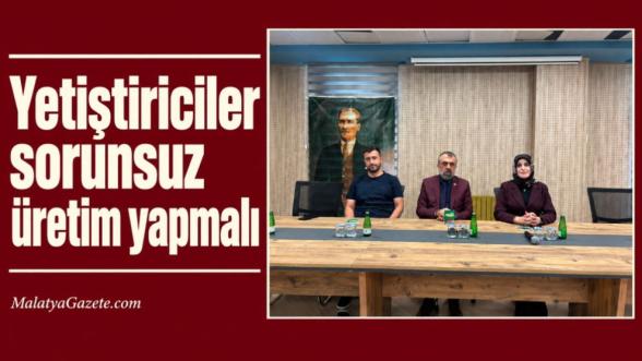 "Yetiştiriciler sorunsuz üretim yapmalı"