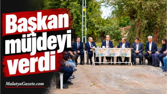 Başkan müjdeyi verdi