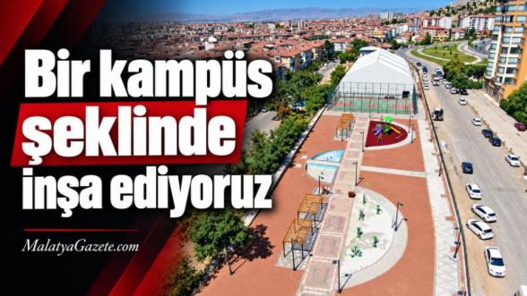 “Bir kampüs şeklinde inşa ediyoruz”