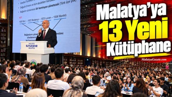 Malatya'ya 13 Yeni Kütüphane